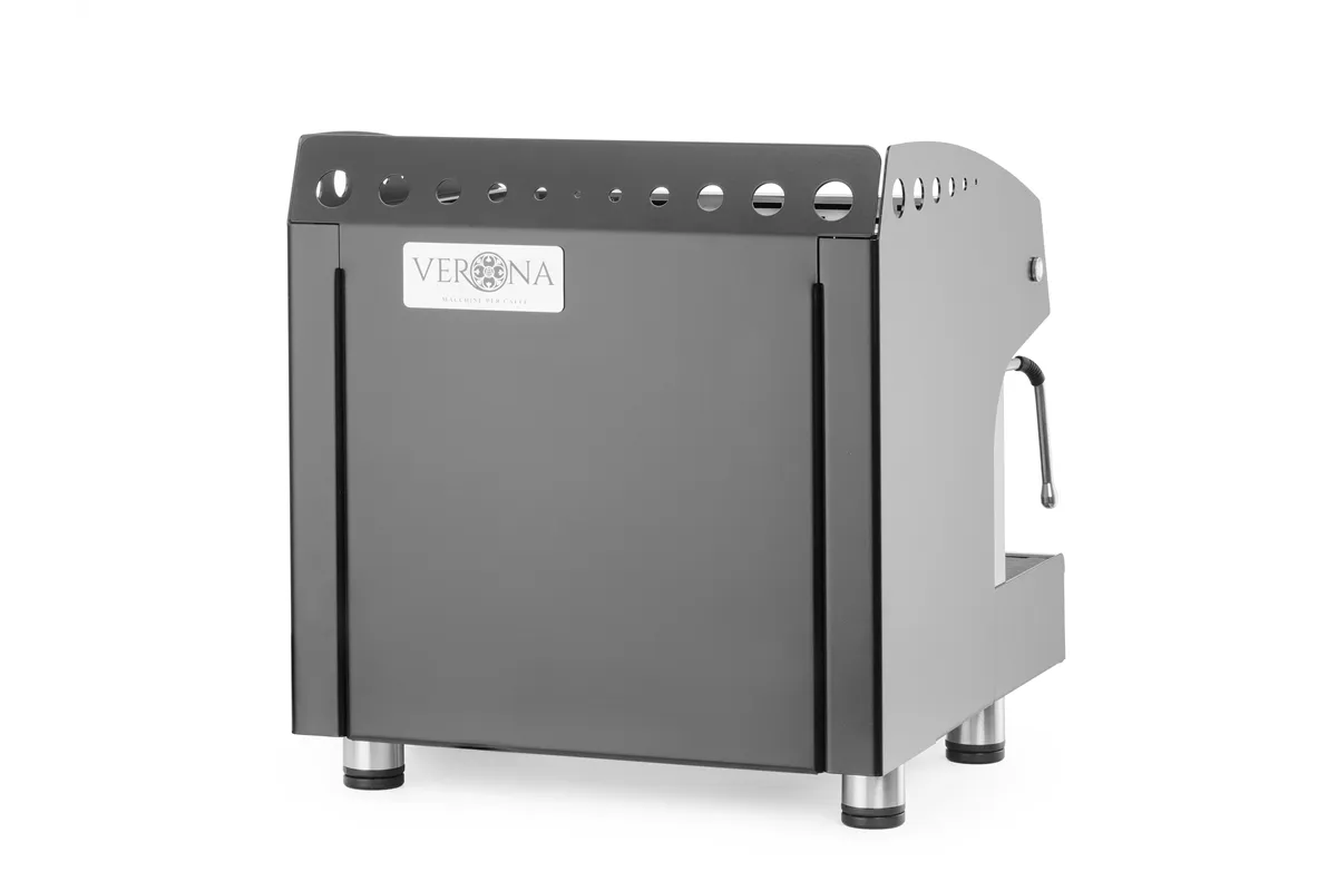 Ekspres do kawy Julia Compact, 2-grupowy, automatyczny, czarny, 230V/2700W, 475x563x530mm Verona 207499
