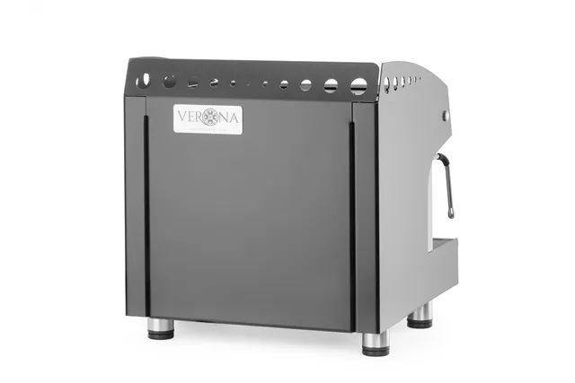 Ekspres do kawy Julia Compact, 2-grupowy, automatyczny, czarny, 230V/2700W, 475x563x530mm Verona 207499