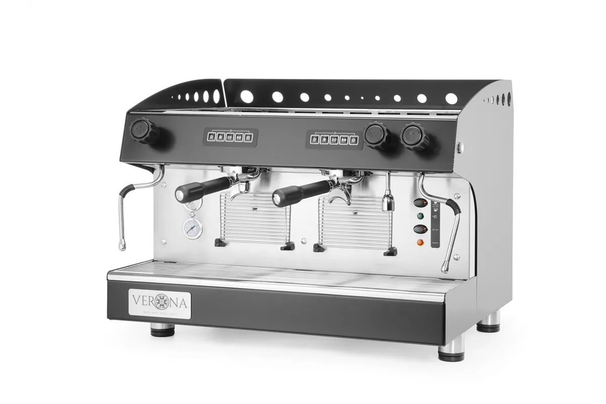 Ekspres do kawy Julia, 2-grupowy, automatyczny, 230V/3700W, 665x563x530mm Verona 207581