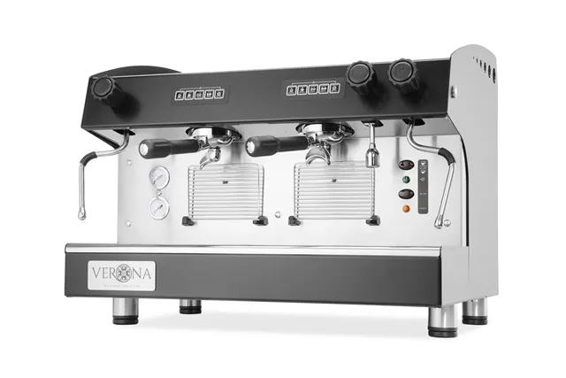 Ekspres do kawy Julia, 2-grupowy, automatyczny, 230V/3700W, 665x563x530mm Verona 207581