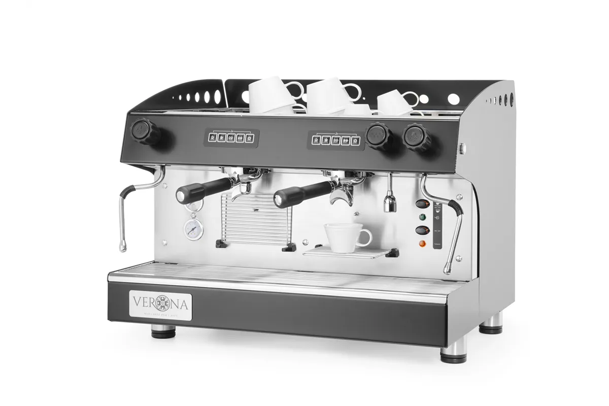 Ekspres do kawy Julia, 2-grupowy, automatyczny, 230V/3700W, 665x563x530mm Verona 207581
