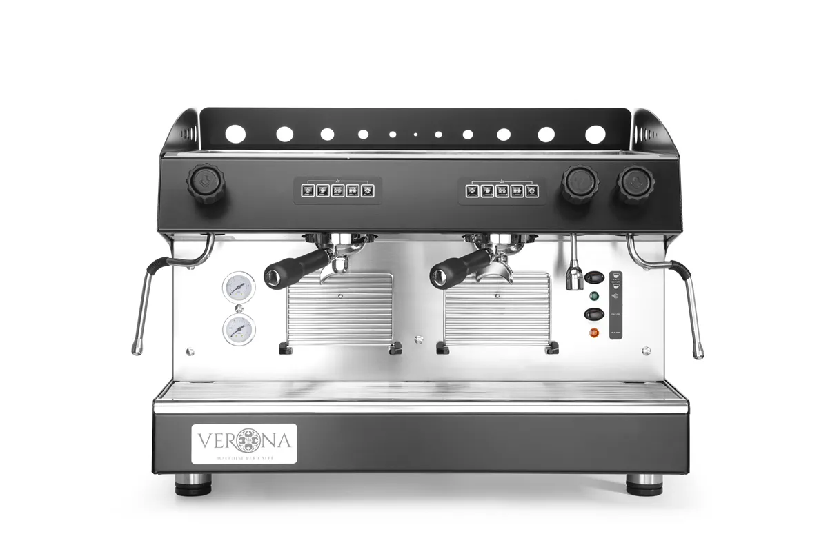 Ekspres do kawy Julia, 2-grupowy, automatyczny, 230V/3700W, 665x563x530mm Verona 207581
