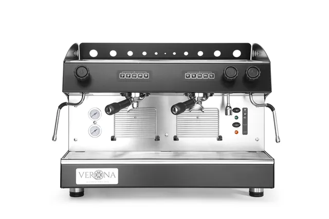 Ekspres do kawy Julia, 2-grupowy, automatyczny, 230V/3700W, 665x563x530mm Verona 207581