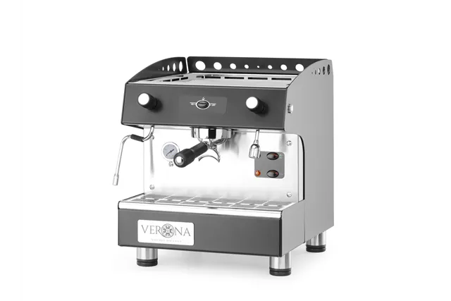 Ekspres do kawy Romeo Easy, 1-grupowy, półautomatyczny, 230V/1800W, 375x530x485mm Verona 207598