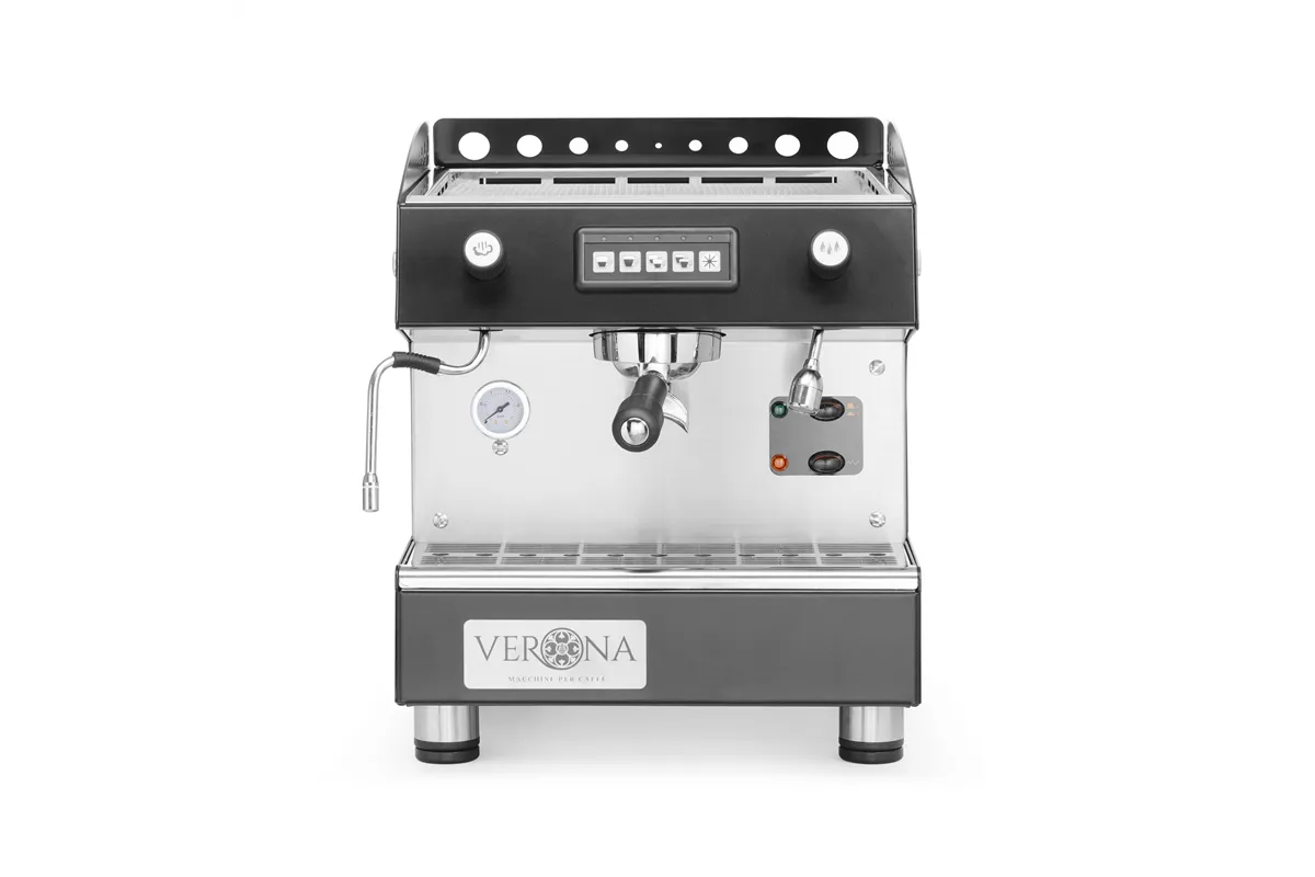 Ekspres do kawy Romeo, 1-grupowy, automatyczny, 230V/1800W, 375x530x485mm Verona 207642