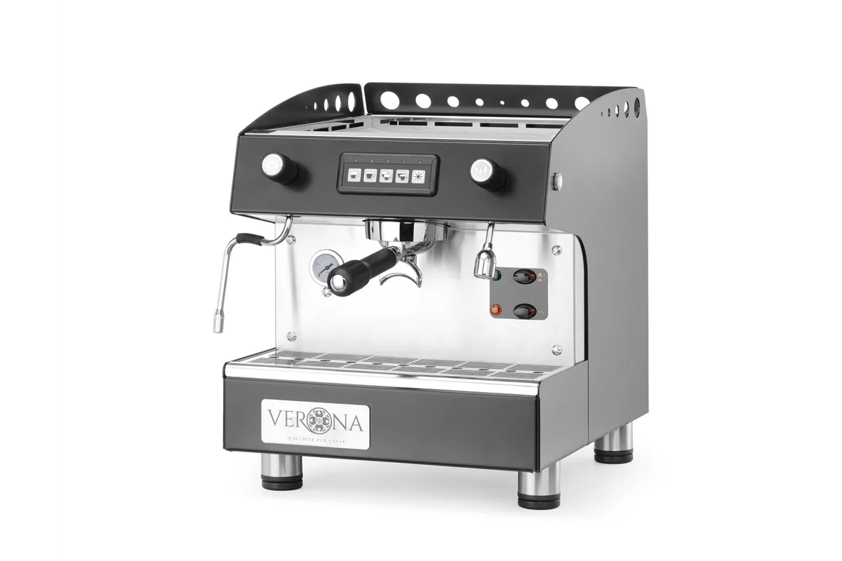 Ekspres do kawy Romeo, 1-grupowy, automatyczny, 230V/1800W, 375x530x485mm Verona 207642