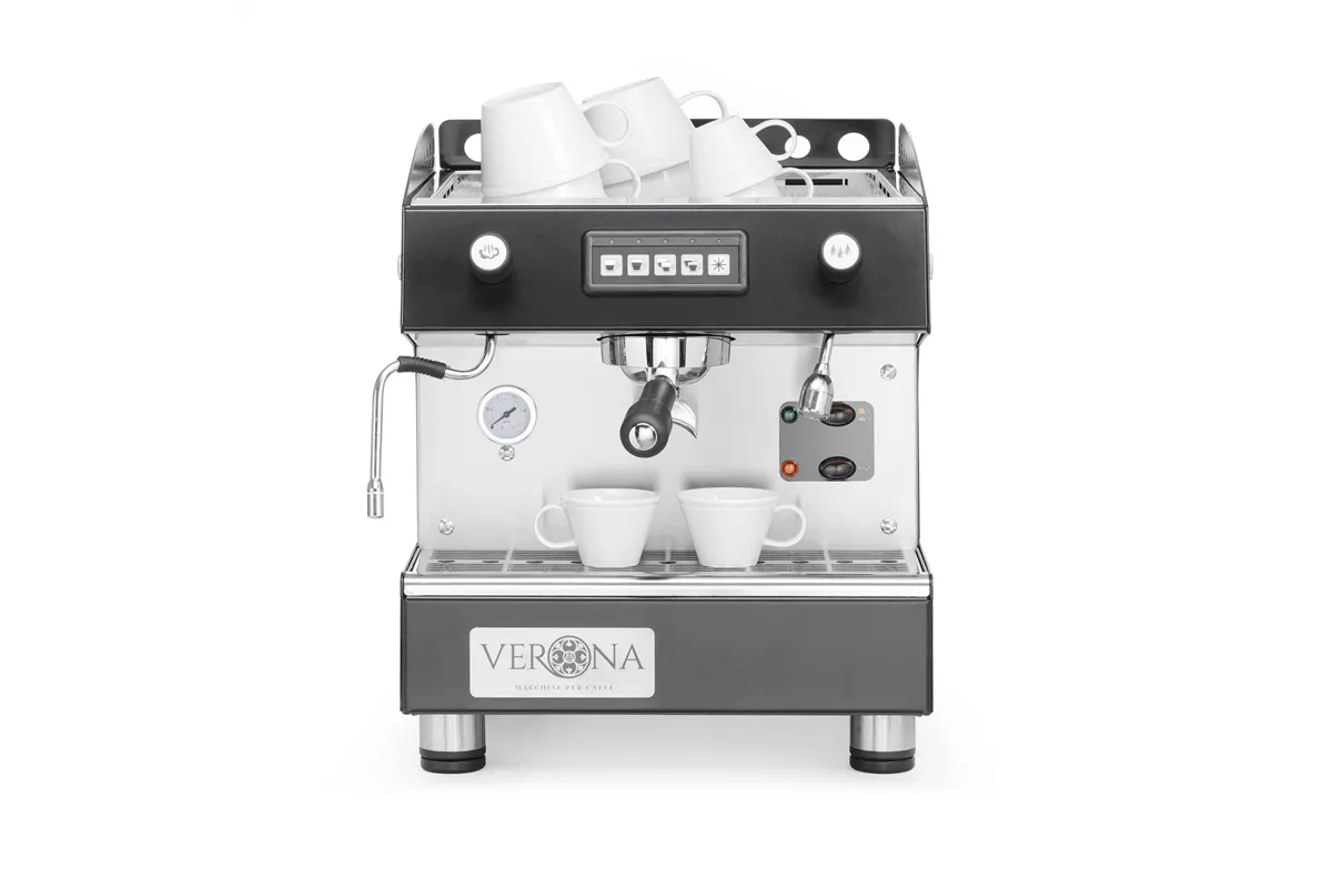 Ekspres do kawy Romeo, 1-grupowy, automatyczny, 230V/1800W, 375x530x485mm Verona 207642