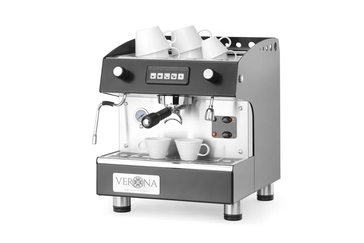 Ekspres do kawy Romeo, 1-grupowy, automatyczny, 230V/1800W, 375x530x485mm Verona 207642