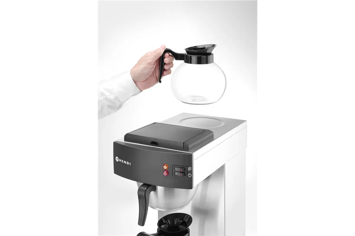 Ekspres przelewowy do kawy, Kitchen Line, 1,8L, 230V/1480W, 220x383x465mm HENDI 208304