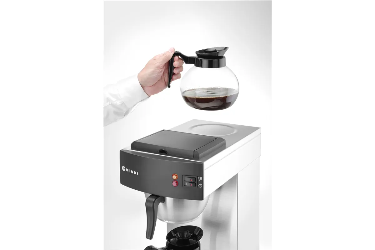 Ekspres przelewowy do kawy, Kitchen Line, 1,8L, 230V/1480W, 220x383x465mm HENDI 208304