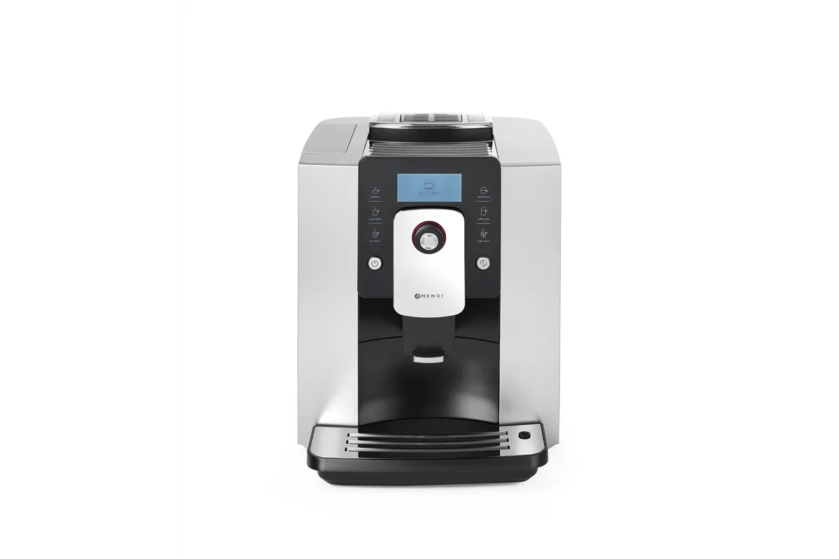 Ekspres do kawy automatyczny One Touch, srebrny, 230V/1400W, 302x450x370mm HENDI 208984