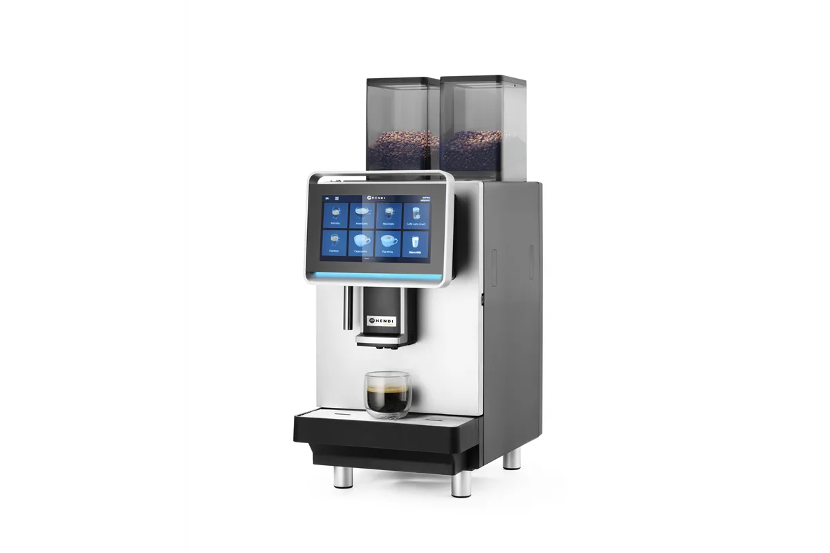 CoffeeMatic Automatyczny ekspres do kawy z ekranem dotykowym, 230V/2900W, 340x540x830mm HENDI 209073