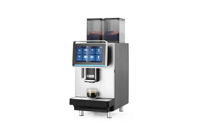 CoffeeMatic Automatyczny ekspres do kawy z ekranem dotykowym, 230V/2900W, 340x540x830mm HENDI 209073
