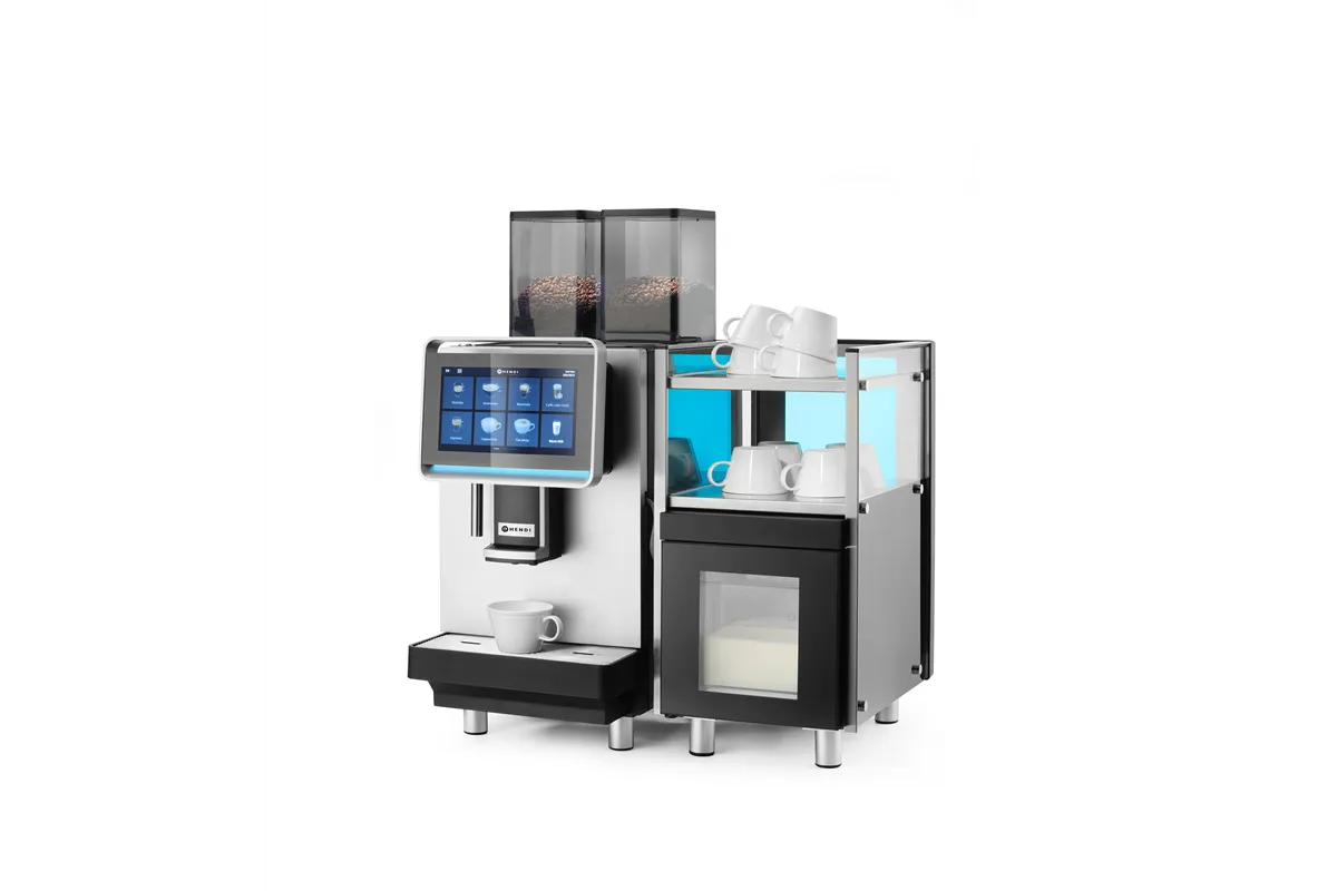 CoffeeMatic Automatyczny ekspres do kawy z ekranem dotykowym, 230V/2900W, 340x540x830mm HENDI 209073