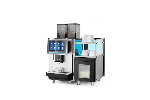 CoffeeMatic Automatyczny ekspres do kawy z ekranem dotykowym, 230V/2900W, 340x540x830mm HENDI 209073