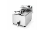 Frytownica manualna z kranem spustowym, 8 l, Profi Line, 8L, jasnoszary, 230V/3500W, 305x515x354mm HENDI 209202
