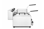 Frytownica manualna z kranem spustowym, 2 × 8 l, Profi Line, 16L, 230V/7000W, 610x515x369mm HENDI 209301