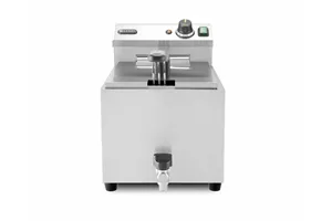 Frytownica XL z kranem spustowym, Profi Line, 10L, 400V/6600W, 300x585x377mm HENDI 209424