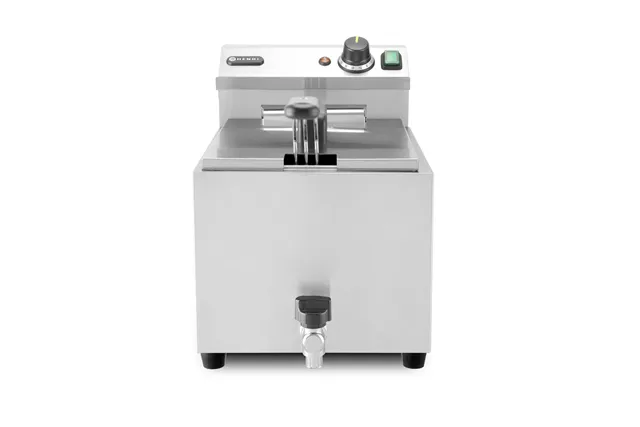 Frytownica XL z kranem spustowym, Profi Line, 10L, 400V/6600W, 300x585x377mm HENDI 209424