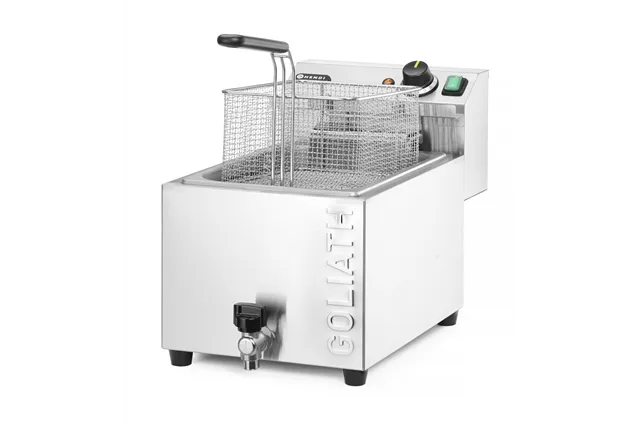 Frytownica XL z kranem spustowym GOLIATH, 10L, 400V/10200W, 300x585x392mm HENDI 209431