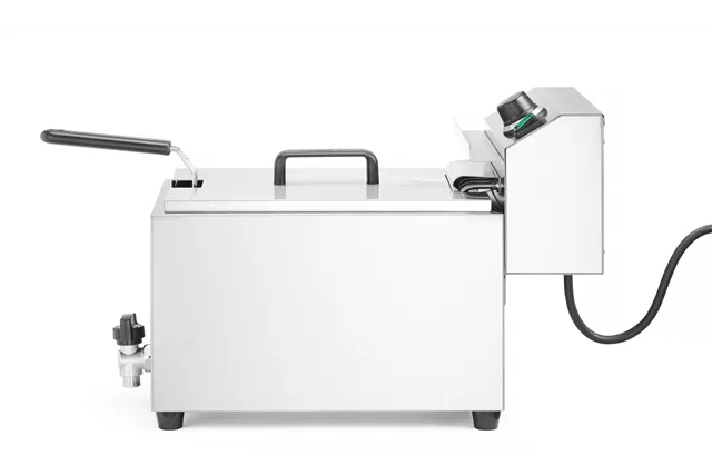 Frytownica XL z kranem spustowym GOLIATH, 10L, 400V/10200W, 300x585x392mm HENDI 209431