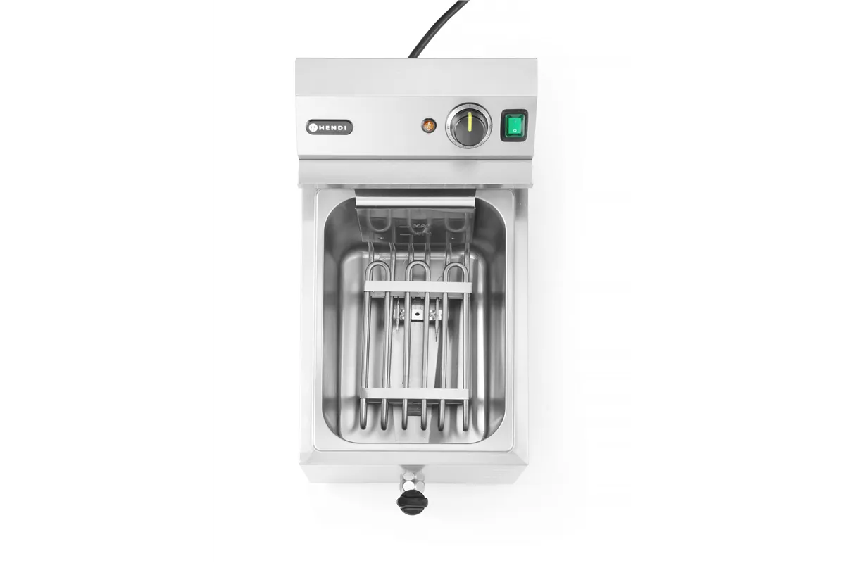 Frytownica XL z kranem spustowym GOLIATH, 10L, 400V/10200W, 300x585x392mm HENDI 209431