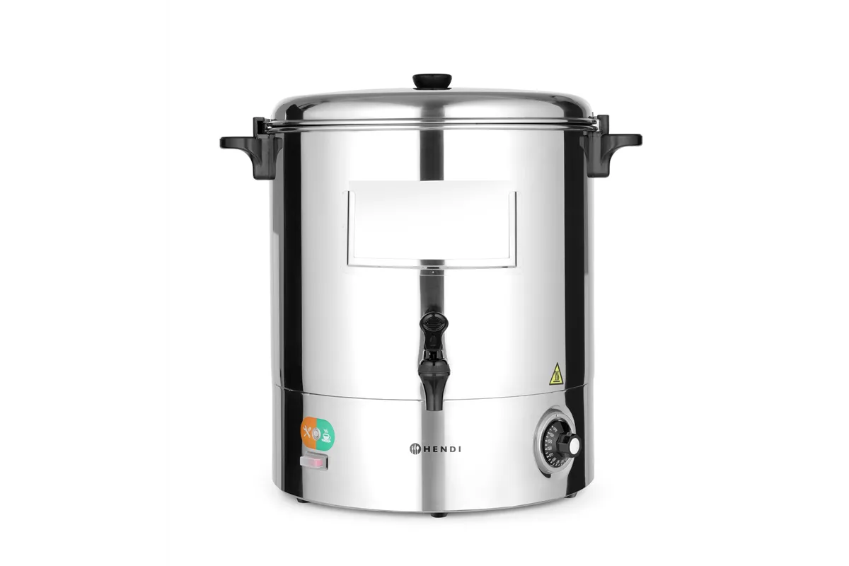 Warnik do wody, 28L, 230V/2200W, 500x500x488mm HENDI 209905