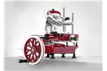 Krajalnica ręczna RETRO 300, czerwony, 720x600x740mm HENDI 210956