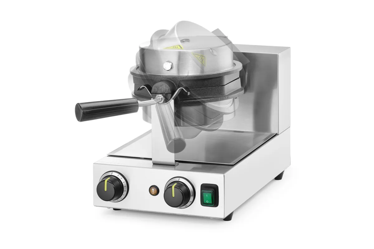 Gofrownica obrotowa do gofrów Bubble Waffle, 220-240V/1500W, 255x560x318mm HENDI 212196