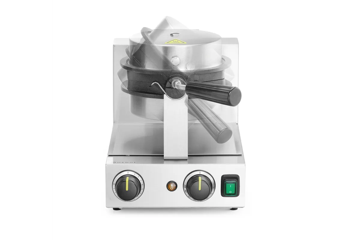 Gofrownica obrotowa do gofrów Bubble Waffle, 220-240V/1500W, 255x560x318mm HENDI 212196