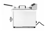 Frytownica indukcyjna z kranem spustowym, 8 l, 8L, jasnoszary, 230V/3500W, 288x619x408mm HENDI 215012