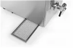 Frytownica indukcyjna z kranem spustowym, 8 l, 8L, jasnoszary, 230V/3500W, 288x619x408mm HENDI 215012