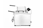 Frytownica indukcyjna z kranem spustowym, 2 × 8 l, Profi Line, 16L, 230V/7000W, 577x609x410mm HENDI 215029