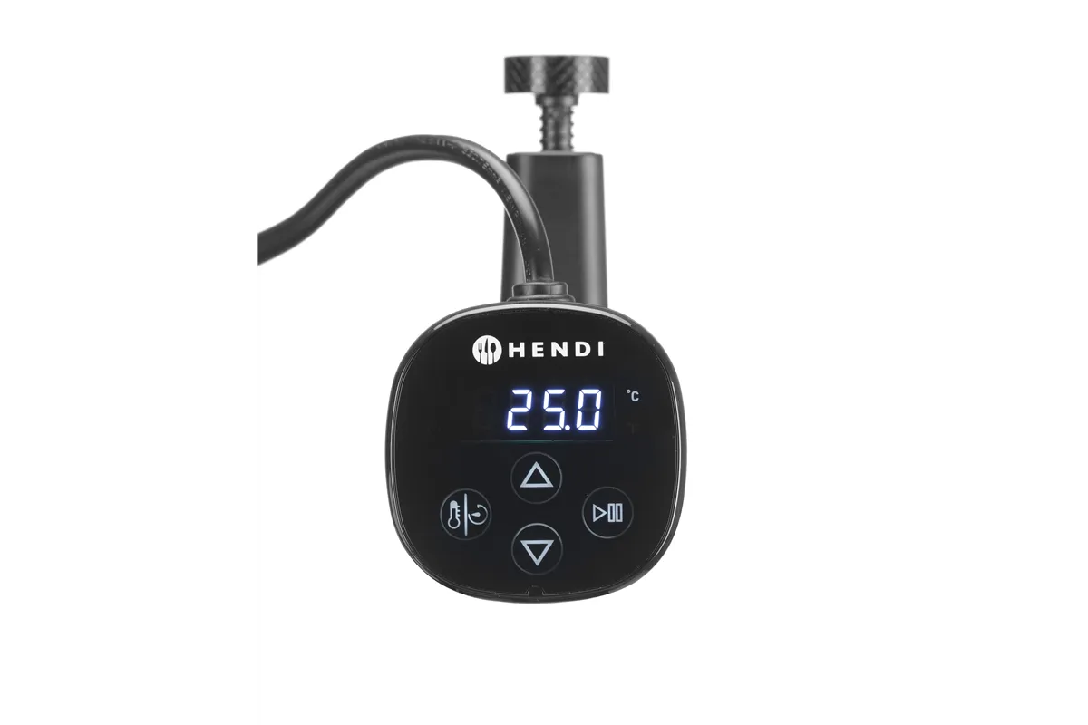 Cyrkulator zanurzeniowy do sous vide 30, 30L, czarny, 220-240V/1200W, 70x120x330mm HENDI 221129