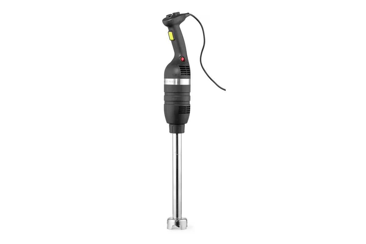 Zestaw: Mikser ręczny 350 ze zmienną prędkością + rózga + wieszak, Kitchen Line, czarny, 230V/350W, 110x324x816mm HENDI 222393