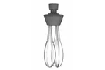 Zestaw: Mikser ręczny 350 ze zmienną prędkością + rózga + wieszak, Kitchen Line, czarny, 230V/350W, 110x324x816mm HENDI 222393