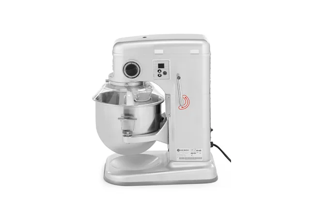 Mikser planetarny, Kitchen Line, 7L, srebrny, 220-240V/650W, 317x440x490mm HENDI 222829