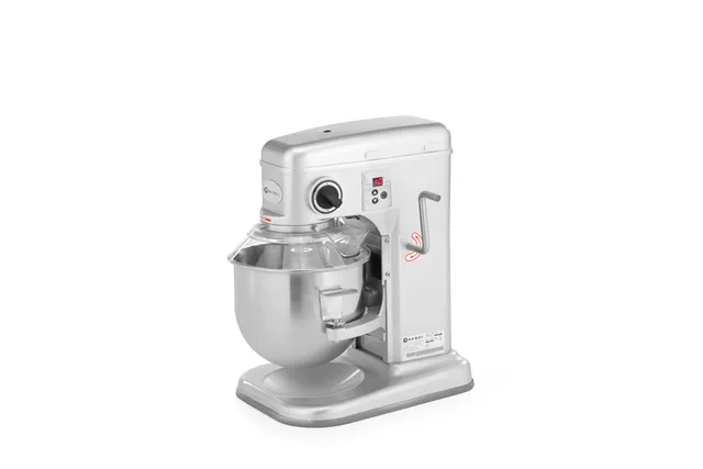 Mikser planetarny, Kitchen Line, 7L, srebrny, 220-240V/650W, 317x440x490mm HENDI 222829