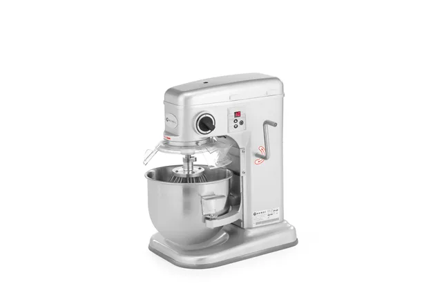 Mikser planetarny, Kitchen Line, 7L, srebrny, 220-240V/650W, 317x440x490mm HENDI 222829