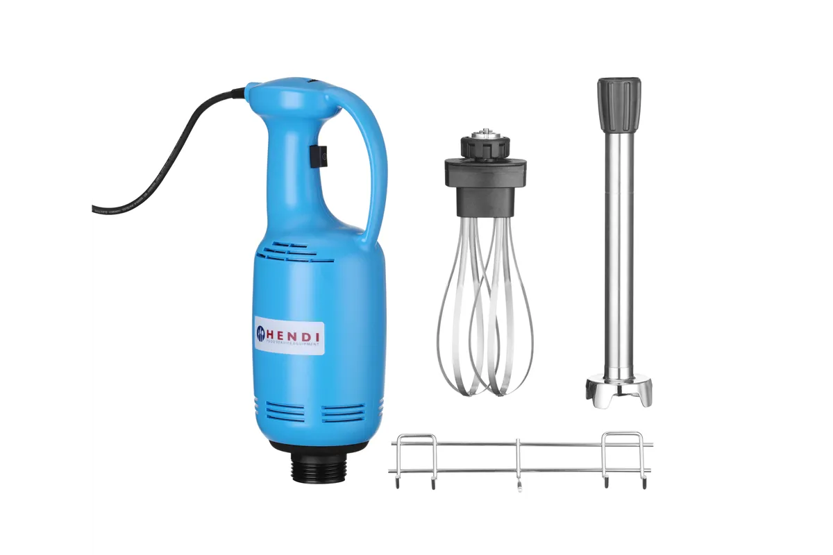 Mikser ręczny 400 o zmiennej prędkości z rózgą i wieszakiem, 230V/400W, 155x120x790mm HENDI 224014