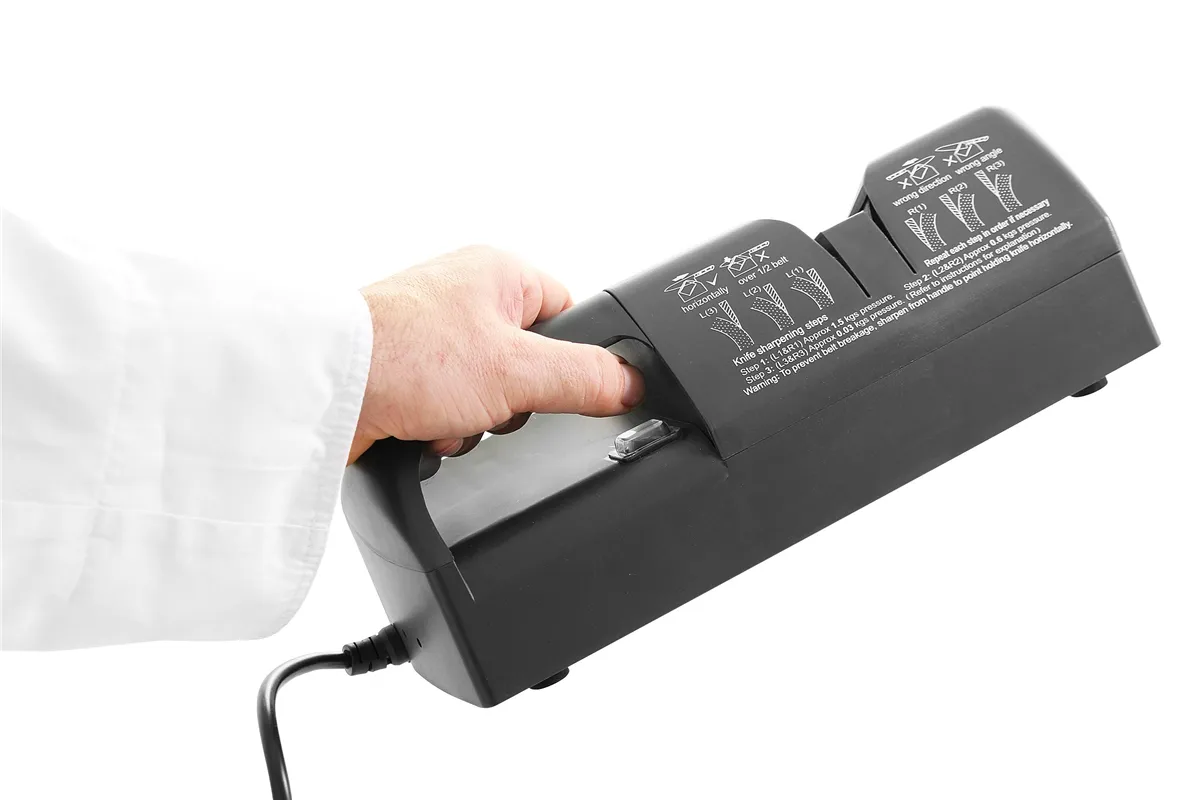 Ostrzałka elektryczna do noży, 230V/50W, 295x110x110mm HENDI 224403