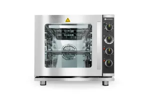 Piec konwekcyjno-parowy multifunkcyjny 4xGN 2/3 – elektryczny, jasnoszary, 230V/3000W, 625x585x590mm HENDI 225929