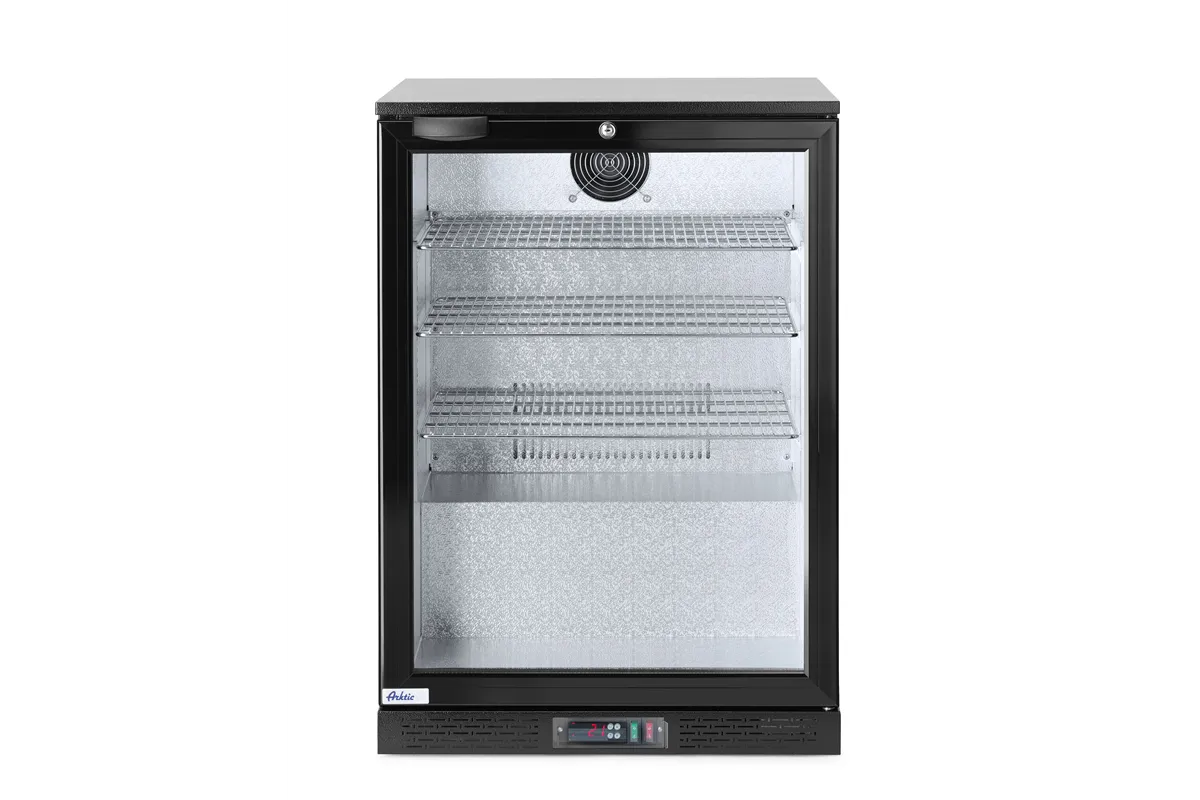 Lodówka barowa 1-drzwiowa, 105L, czarny, 220-240V/120W, 600x530x865mm Arktic 226568