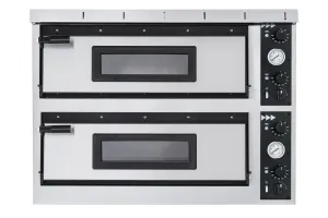 Piec do pizzy Plus XL, 2 komory, 400V/12000W, 1000x844x745mm Prismafood 226759