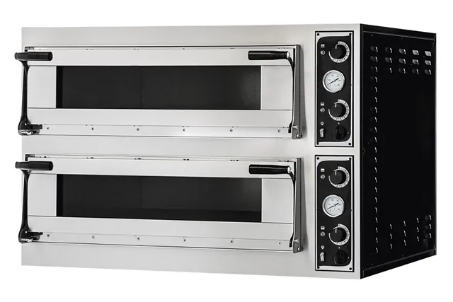 Piec do pizzy Trays 44 Glass, 2 komory, 400V/13800W, 1100x964x745mm Prismafood 227268