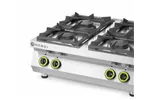 Kuchnia gazowa 4-palnikowa stołowa, Kitchen Line, 19kW, 800x700x310mm HENDI 227381