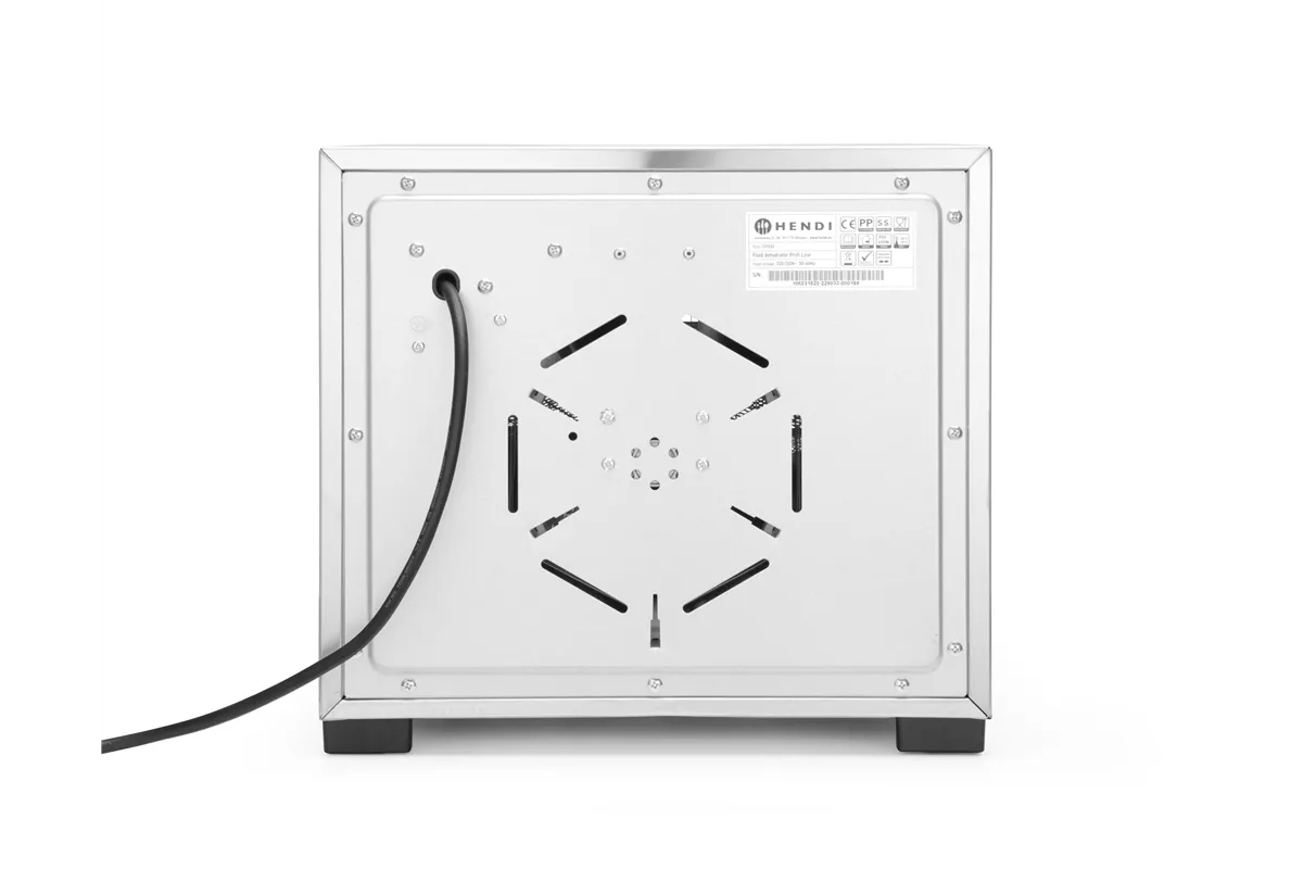 Suszarka do żywności, Profi Line, 6 tac, 230V/650W, 342x485x309mm HENDI 229033