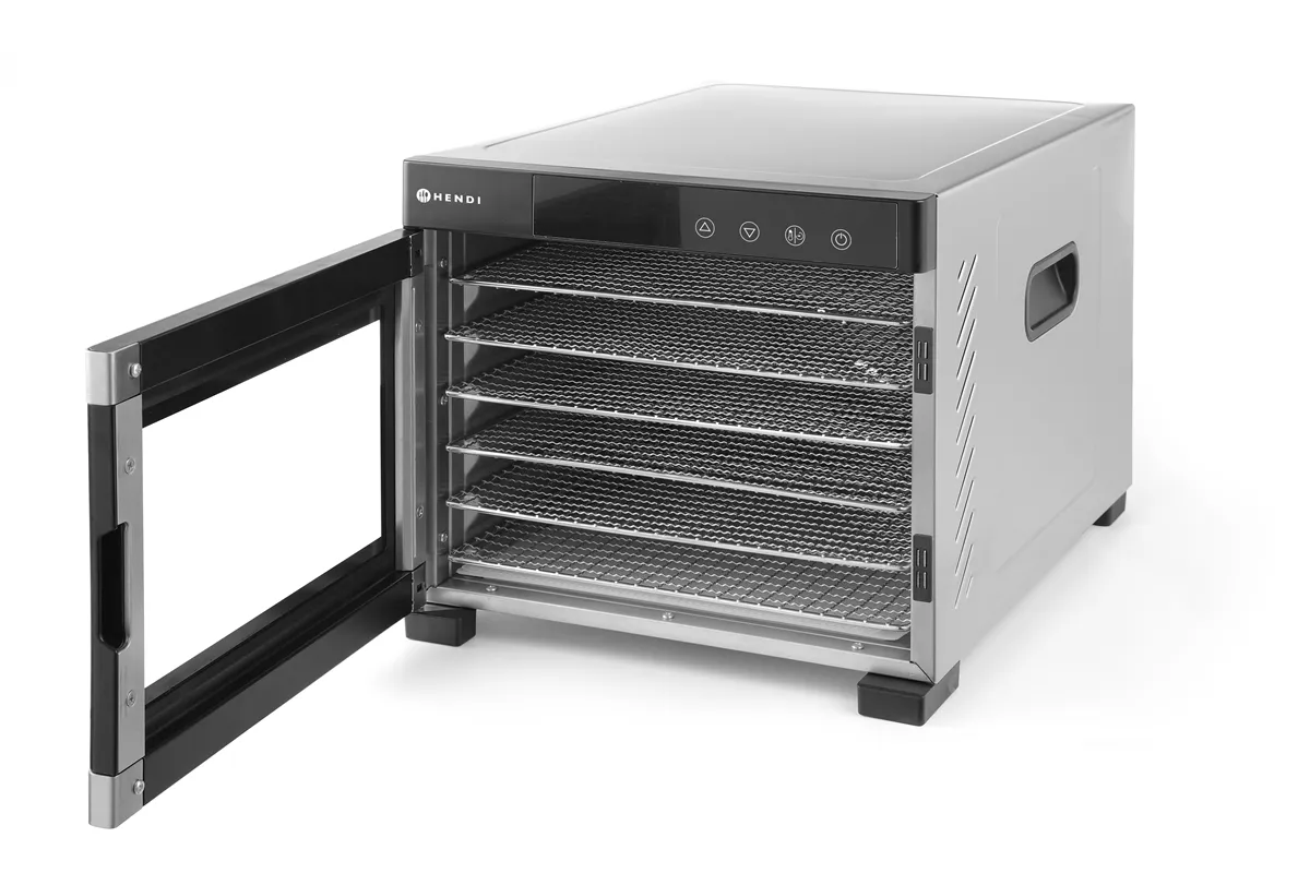 Suszarka do żywności, Profi Line, 6 tac, 230V/650W, 342x485x309mm HENDI 229033