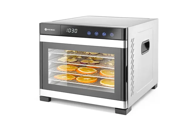 Suszarka do żywności, Profi Line, 6 tac, 230V/650W, 342x485x309mm HENDI 229033