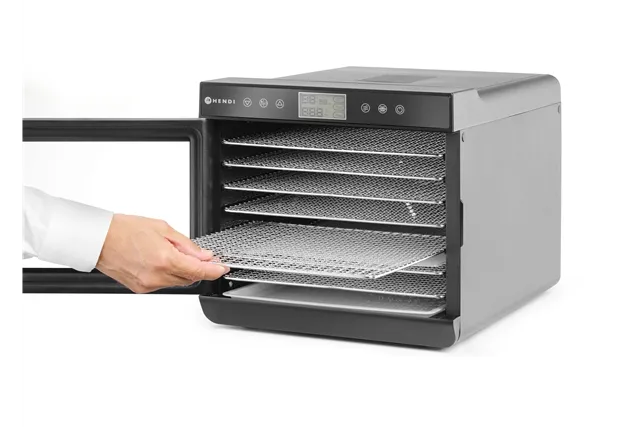 Suszarka do żywności, Kitchen Line, 7 rusztów, 230V/500W, 347x505x320mm HENDI 229064